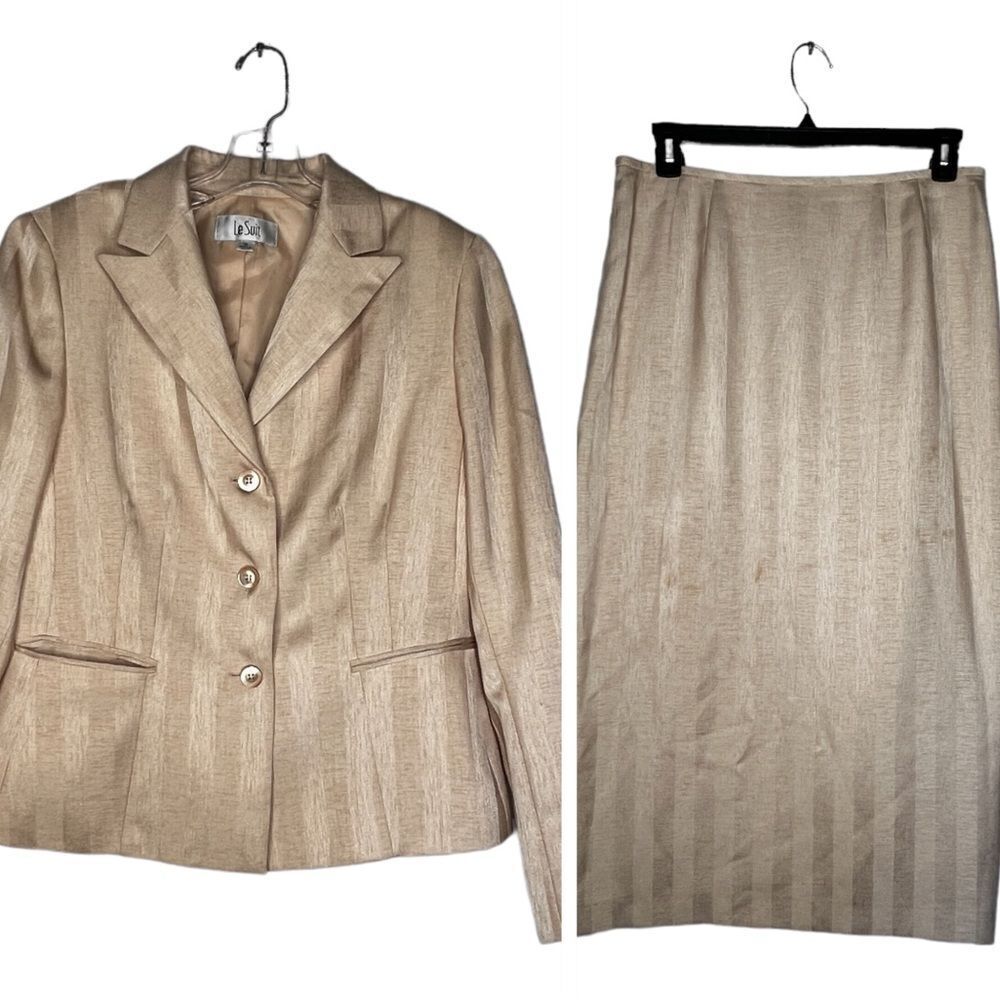 Vintage Le‎ Suit Two Piece Skirt Set